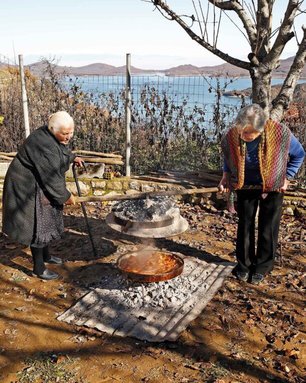 «Ταψί» με χοιρινό και πράσα