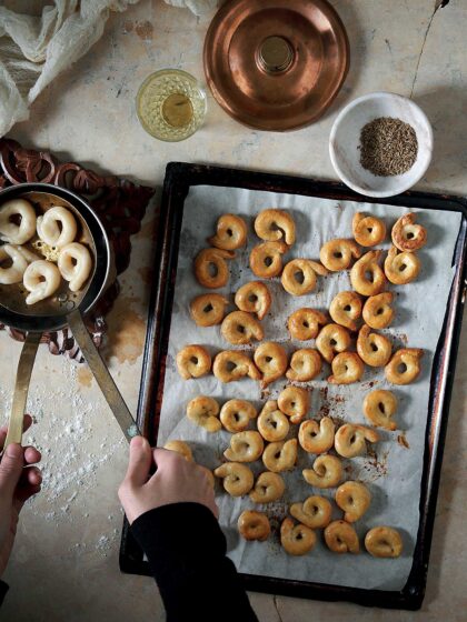 Taralli pugliesi - Παξιμαδάκια κρασάτα, βραστά και φουρνιστά