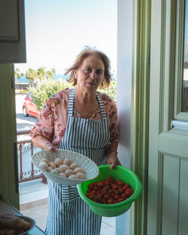 Μαρία Ματσάντου, Σαντορίνη